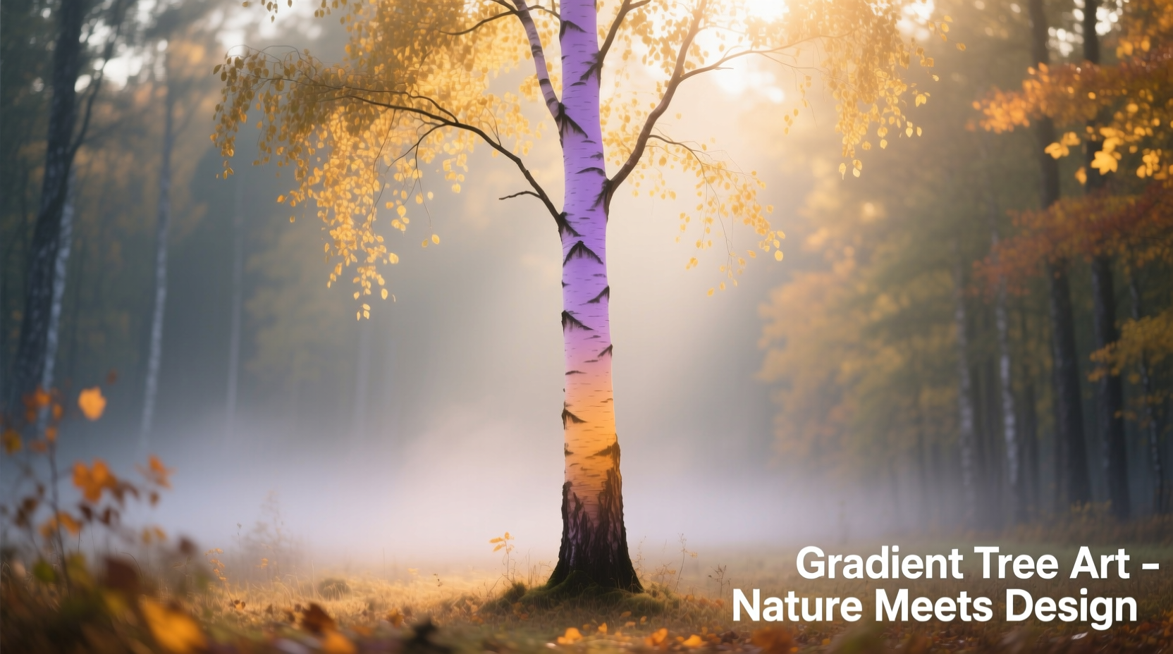 how to create a gradient color scheme from top to bottom on your tree