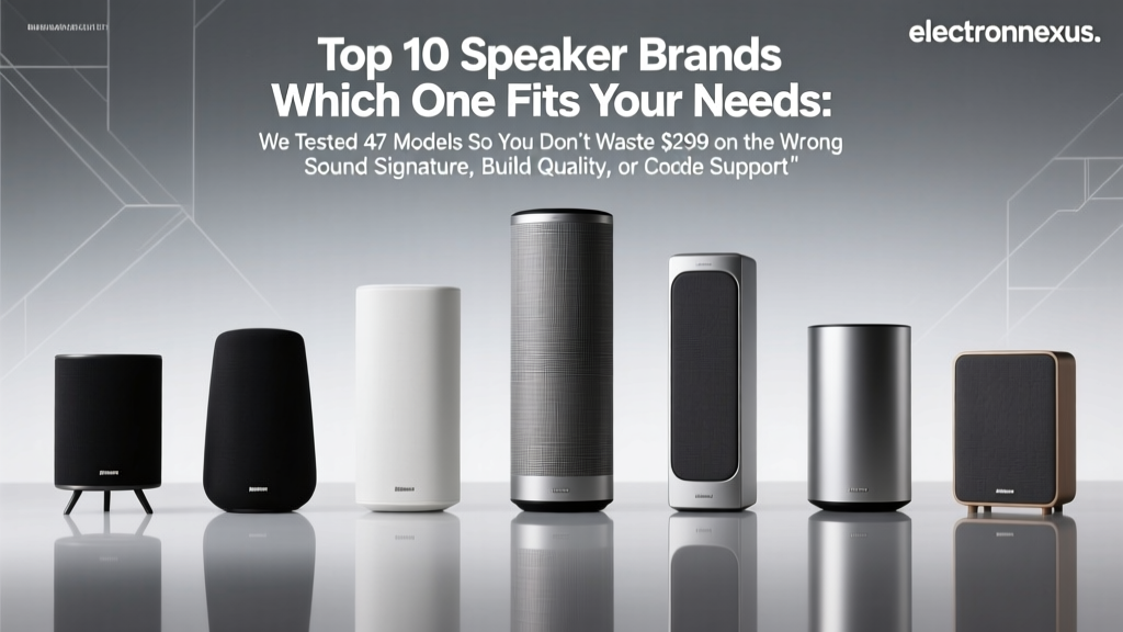 Top 10 Speaker Brands Which One Fits Your Needs: We Tested 47 Models So You Don’t Waste $299 on the Wrong Sound Signature, Build Quality, or Codec Support