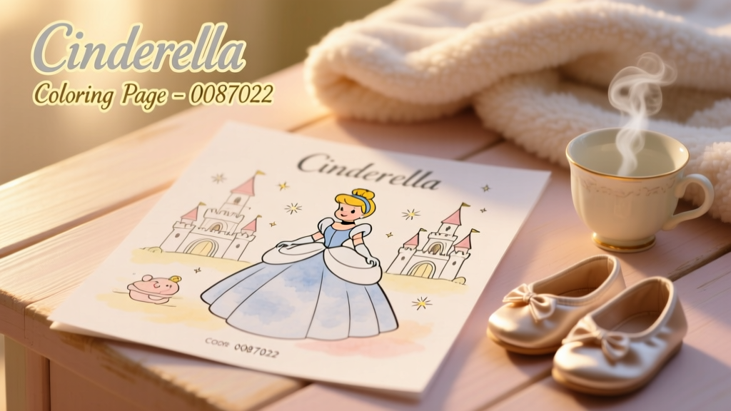 Developmentally Appropriate Cinderella Coloring Pages for Toddlers: A Pediatric Nurse’s Evidence-Based Guide