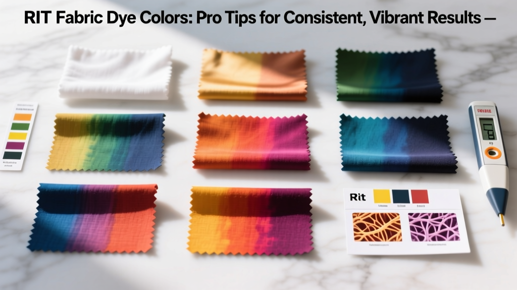 RIT Fabric Dye Colors: Pro Tips for Consistent, Vibrant Results