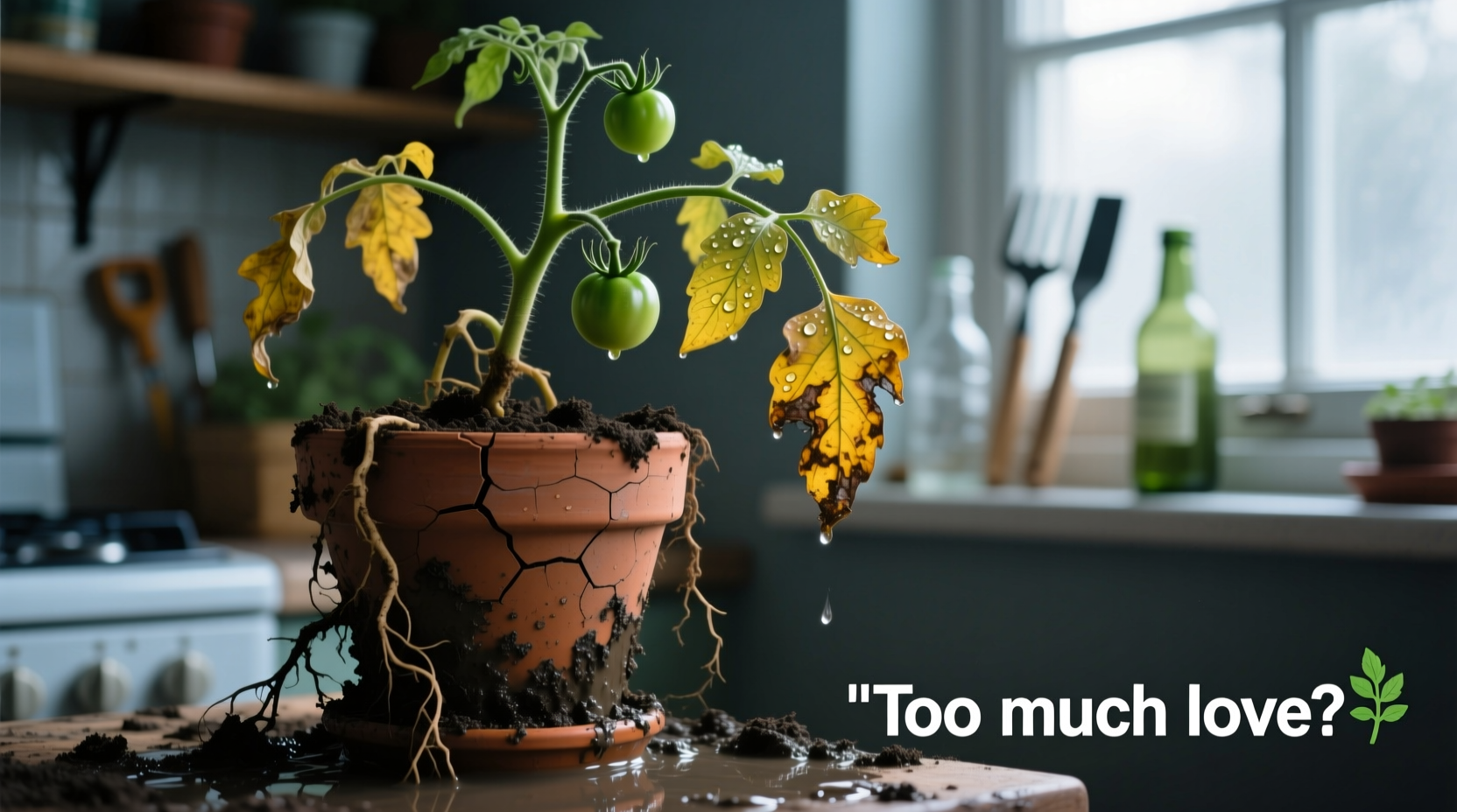 Overwatered Tomato Plant: Fix Symptoms Fast