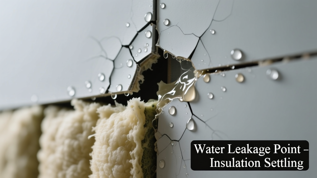 Wall Insulation Settling and Leaking Water: Quick Diagnosis