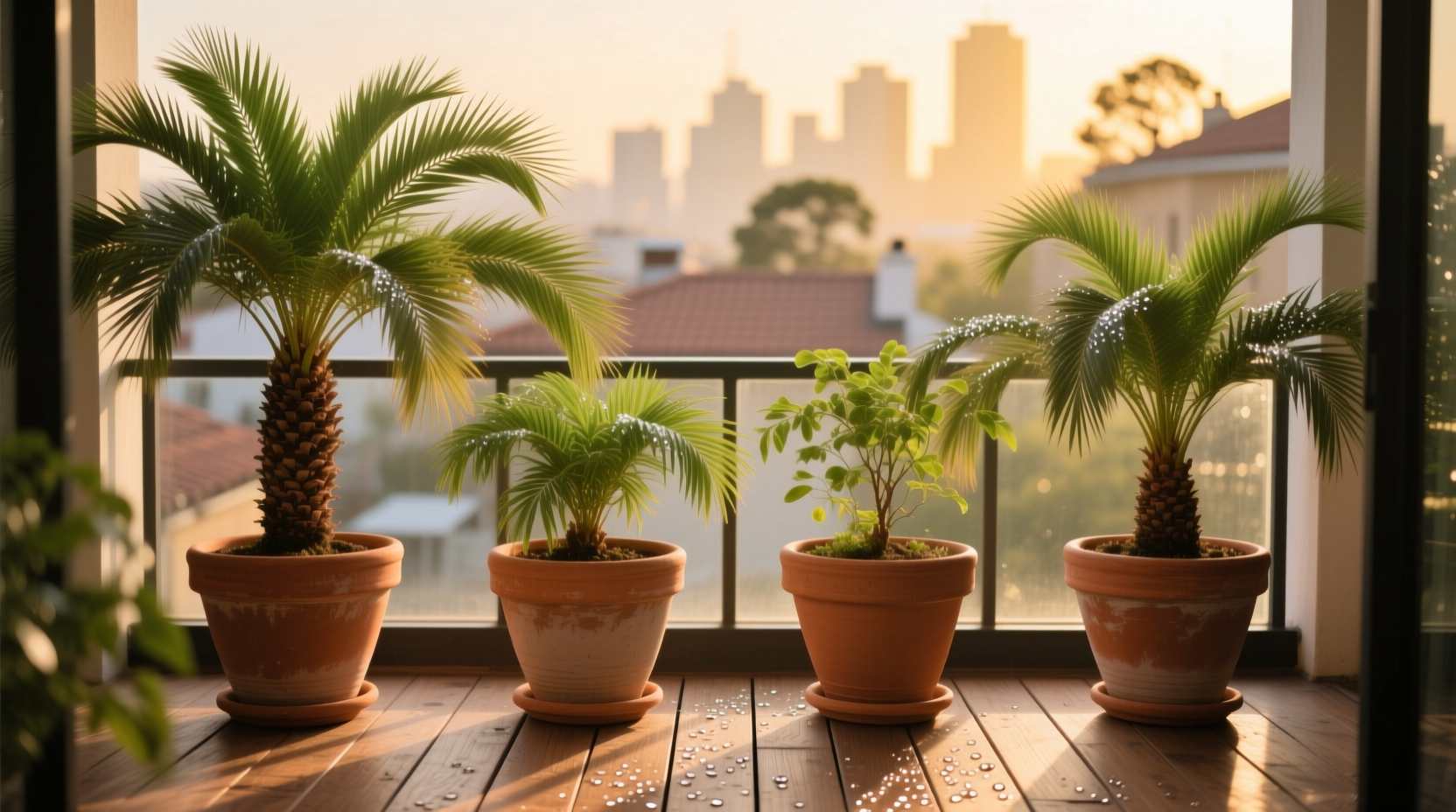 planting palms in containers