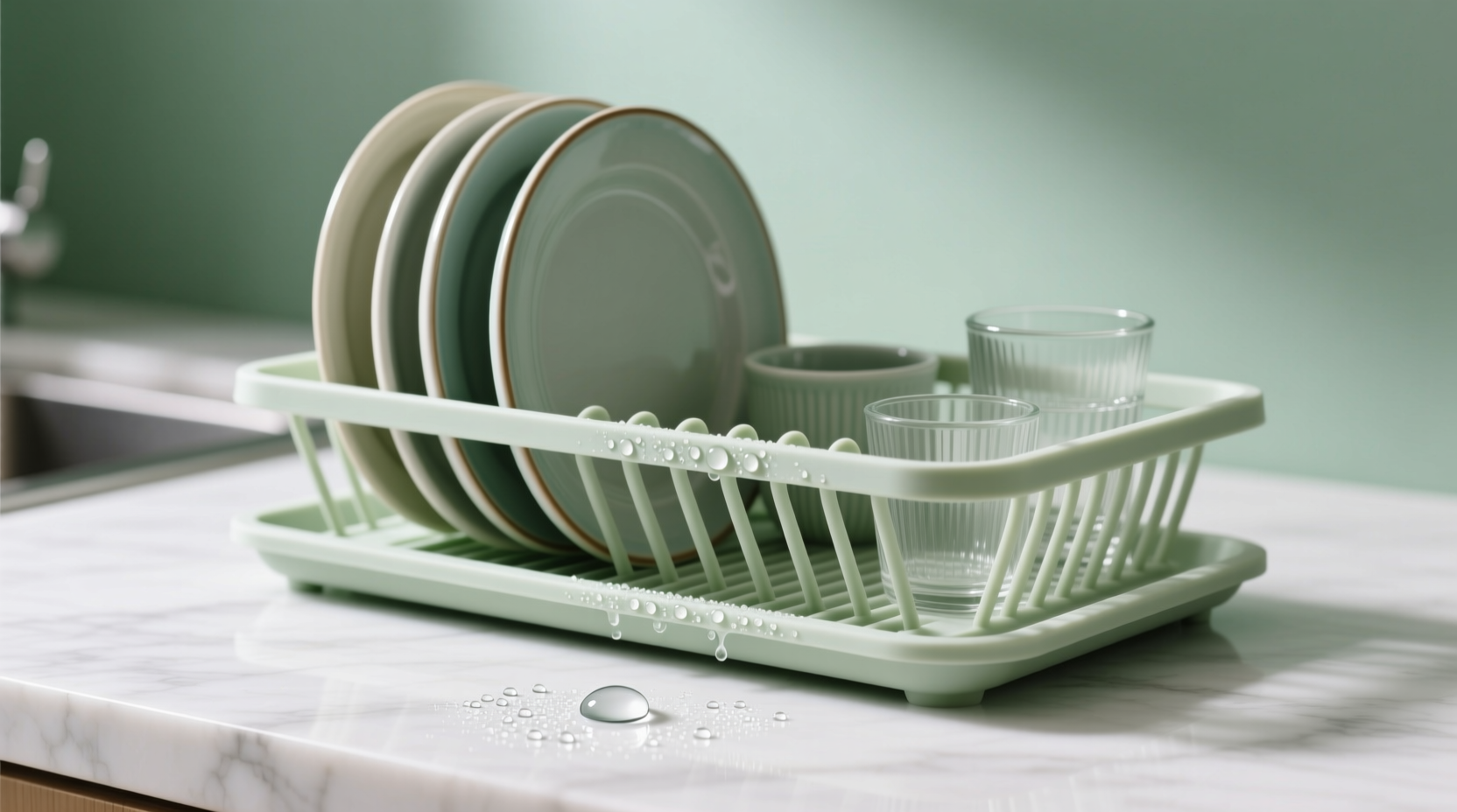 eco friendly cleaning tips deep clean silicone dish rack