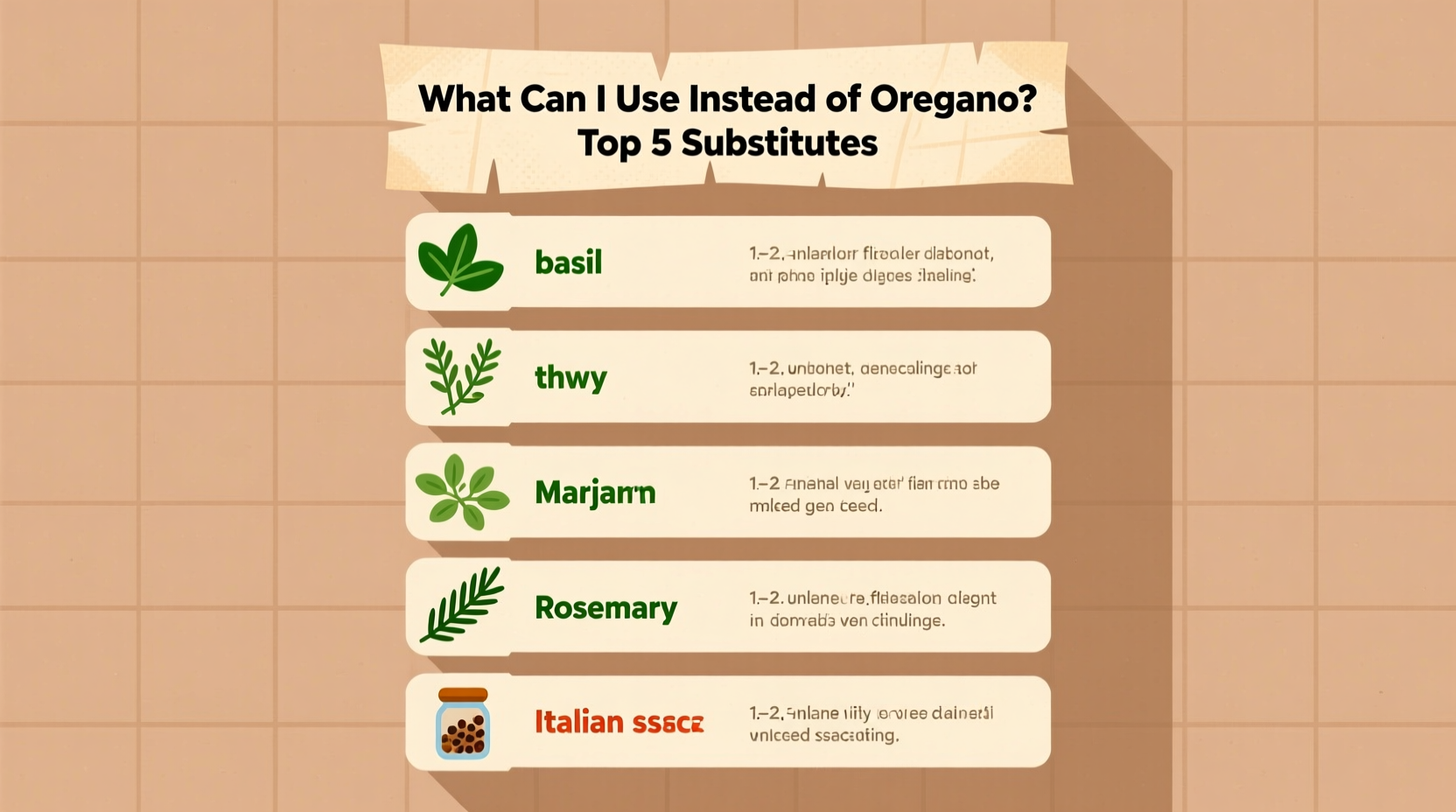 What Can I Use Instead Of Oregano