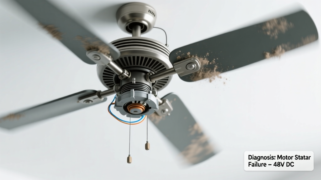 Ceiling Fan Humming but Not Spinning: Quick Diagnosis