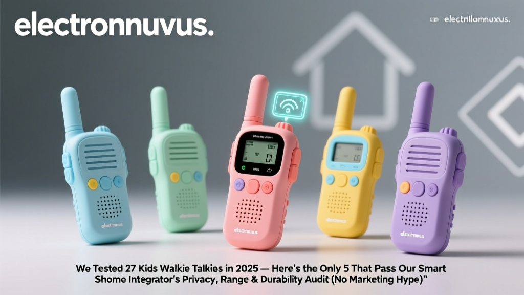 We Tested 27 Kids Walkie Talkies in 2025 — Here’s the Only 5 That Pass Our Smart Home Integrator’s Privacy, Range & Durability Audit (No Marketing Hype)