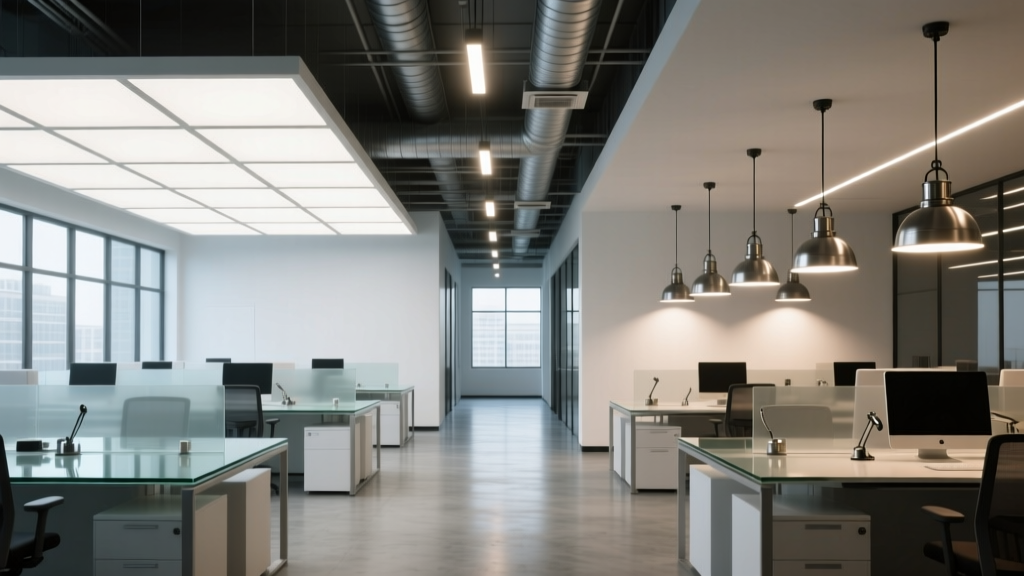Warehouse Task Lighting: Surface-Mount vs. Pendant LED