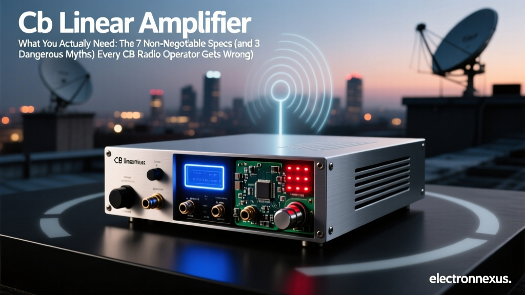 Cb Linear Amplifier What You Actually Need: The 7 Non-Negotiable Specs (and 3 Dangerous Myths) Every CB Radio Operator Gets Wrong
