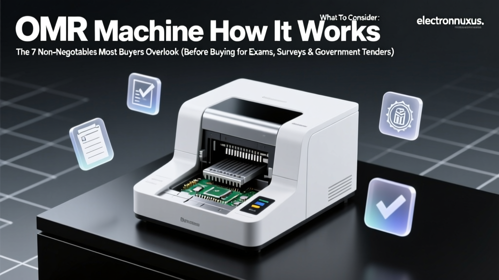 OMR Machine How It Works What To Consider: The 7 Non-Negotiables Most Buyers Overlook (Before Buying for Exams, Surveys & Government Tenders)