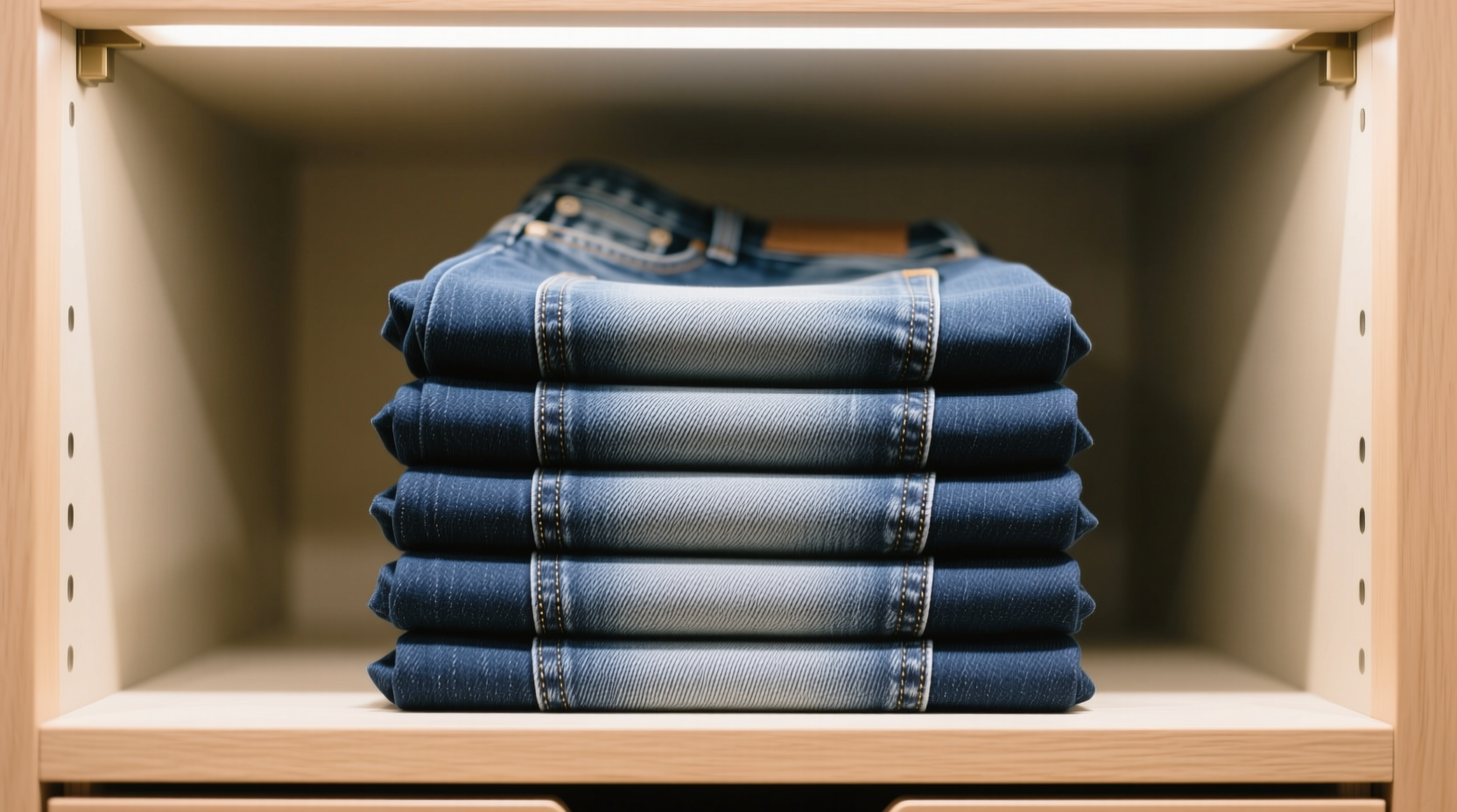 how to fold jeans like a japanese department store clerk