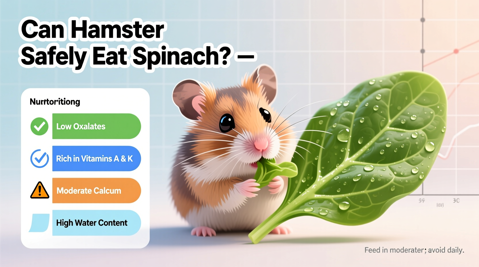 can hamsters safely eat spinach