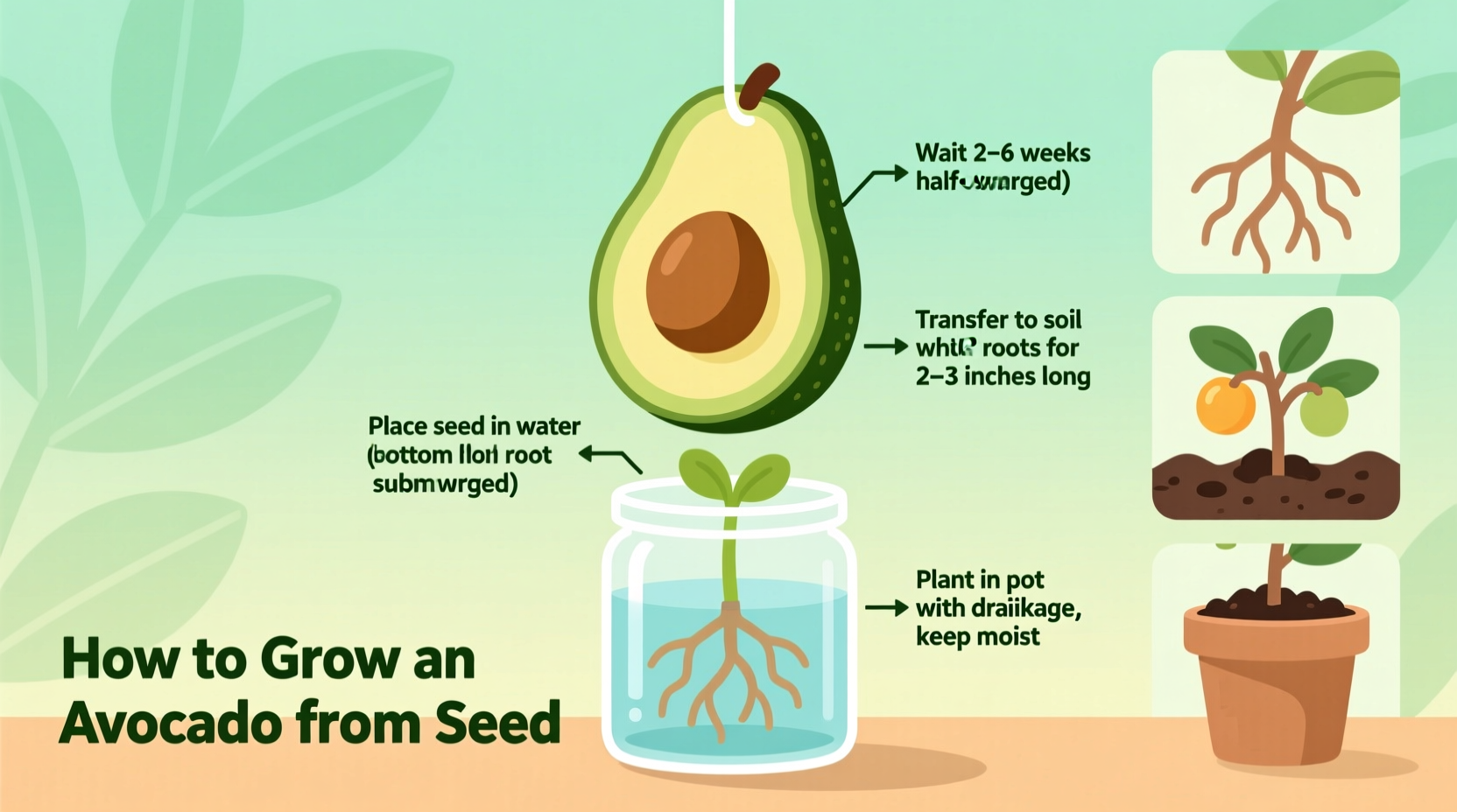 How to Grow Avocado from Seed: Complete Step-by-Step Guide