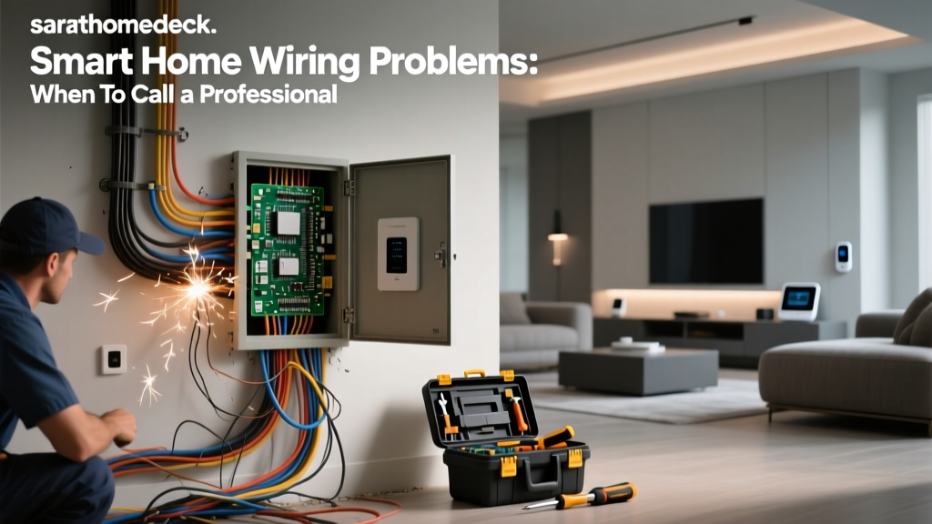 Smart Home Wiring Problems: When to Call a Professional