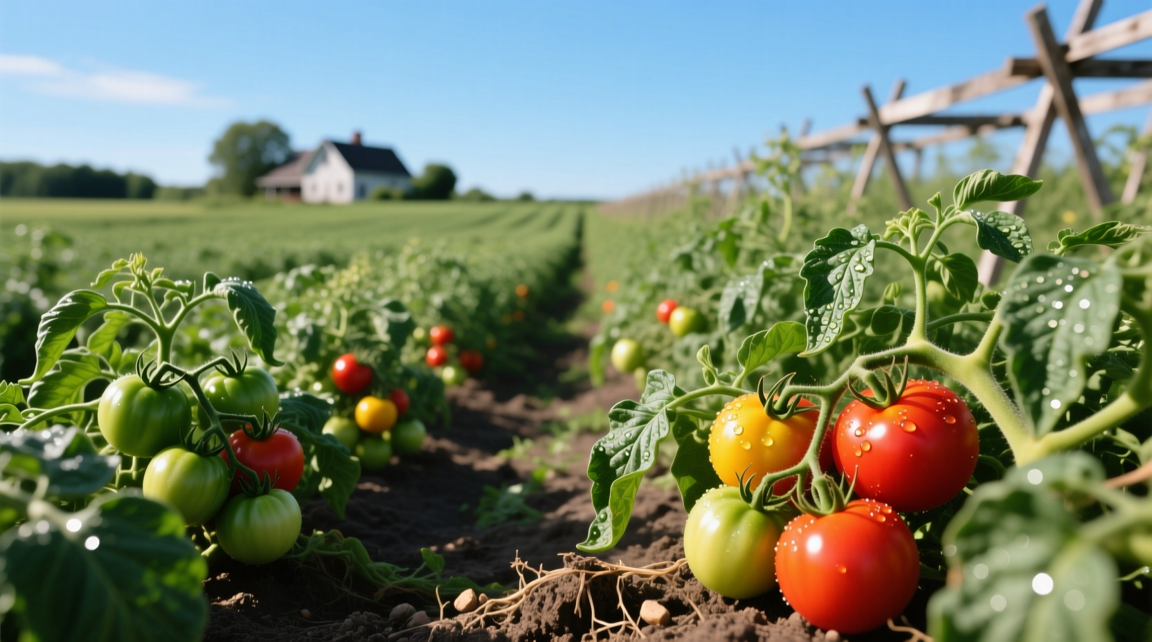 where do tomatoes grow