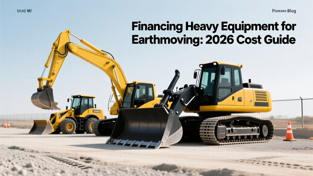 Financing Heavy Equipment for Earthmoving: 2026 Cost Guide