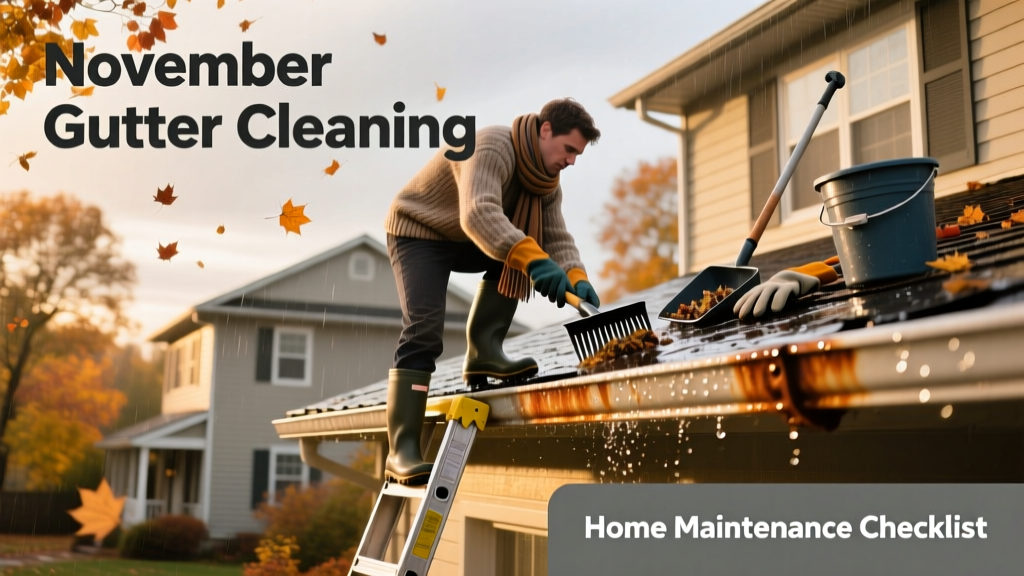 November Gutter Cleaning & Home Maintenance Checklist
