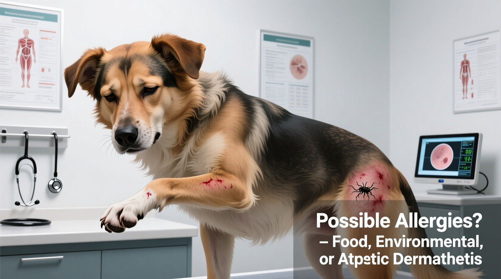 why is my dog scratching but has no fleas potential allergies explained