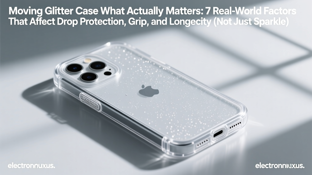 Moving Glitter Case What Actually Matters: 7 Real-World Factors That Affect Drop Protection, Grip, and Longevity (Not Just Sparkle)