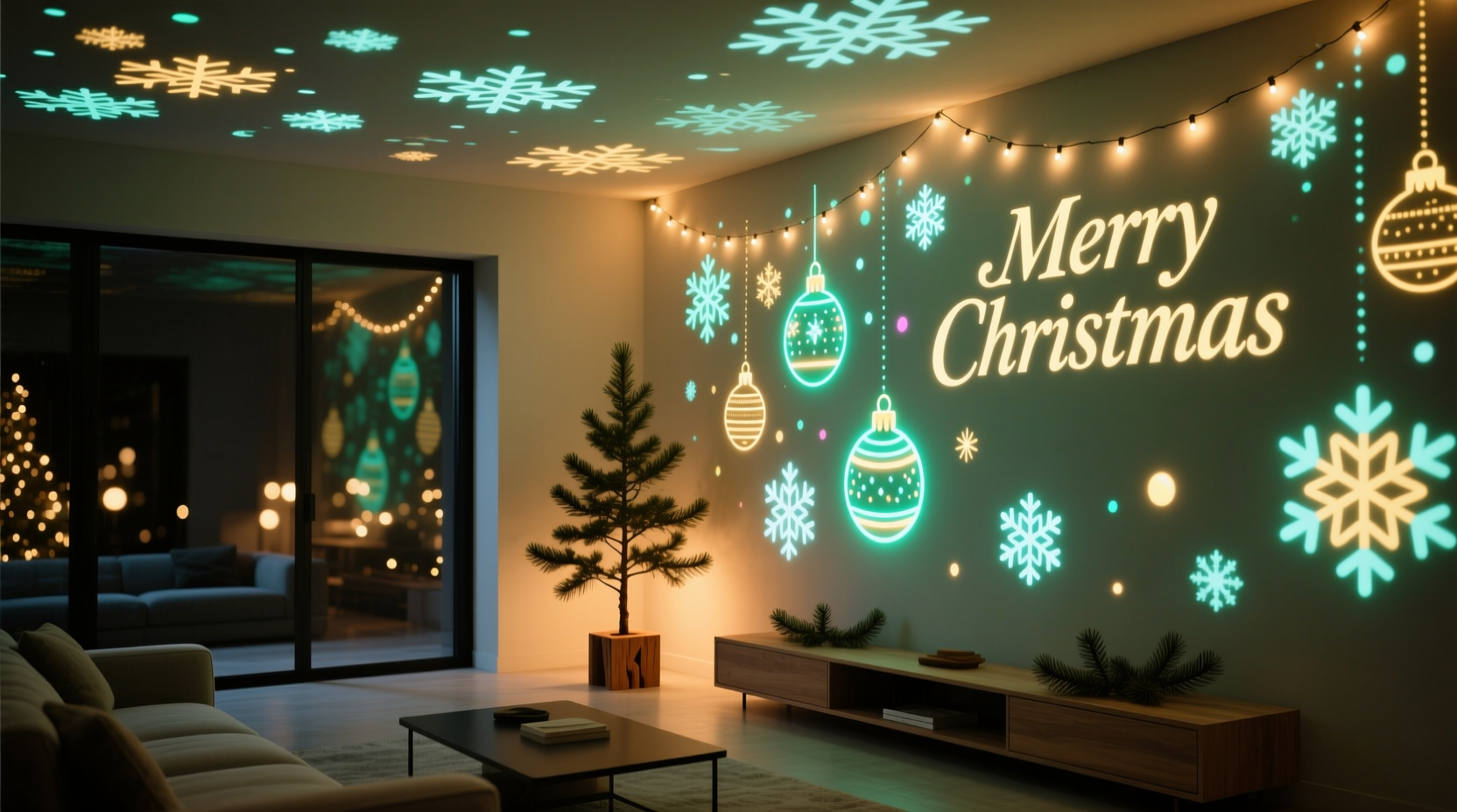 do projection christmas lights replace strings or just add flair