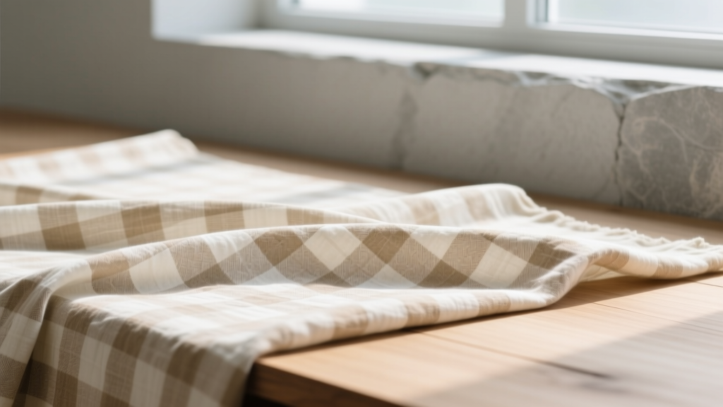 Linen Check Fabric: The Timeless Texture That Defies Fast Fashion