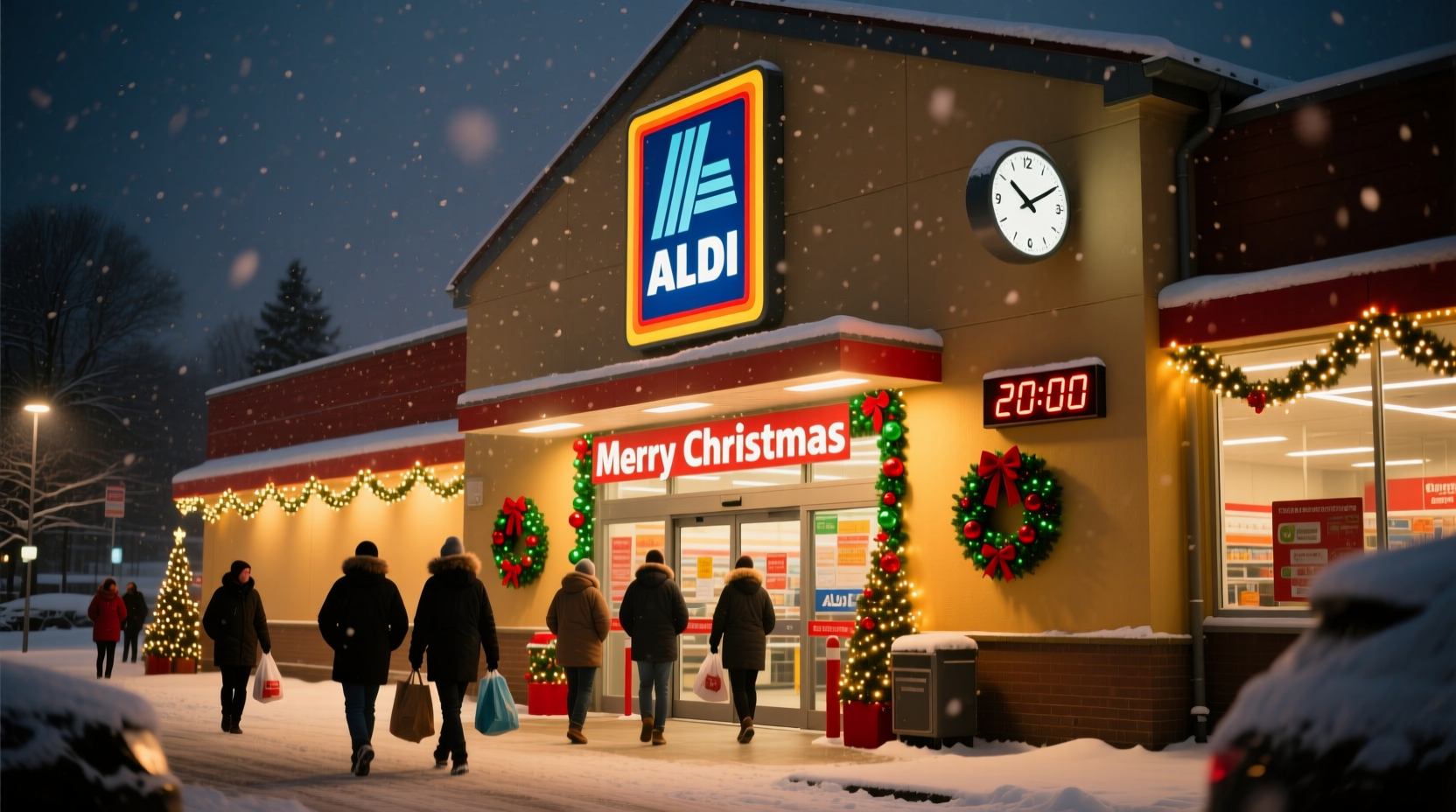 what time does aldi close on christmas eve