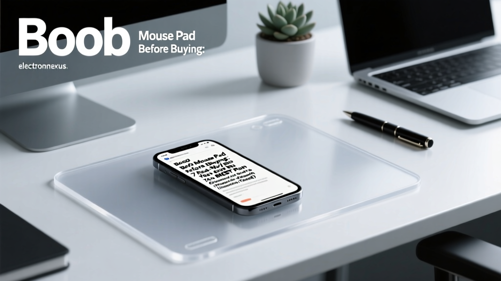 Boob Mouse Pad Before Buying: 7 Real-World Tests You MUST Run (Spoiler: Most Fail the Comfort & Discretion Check)