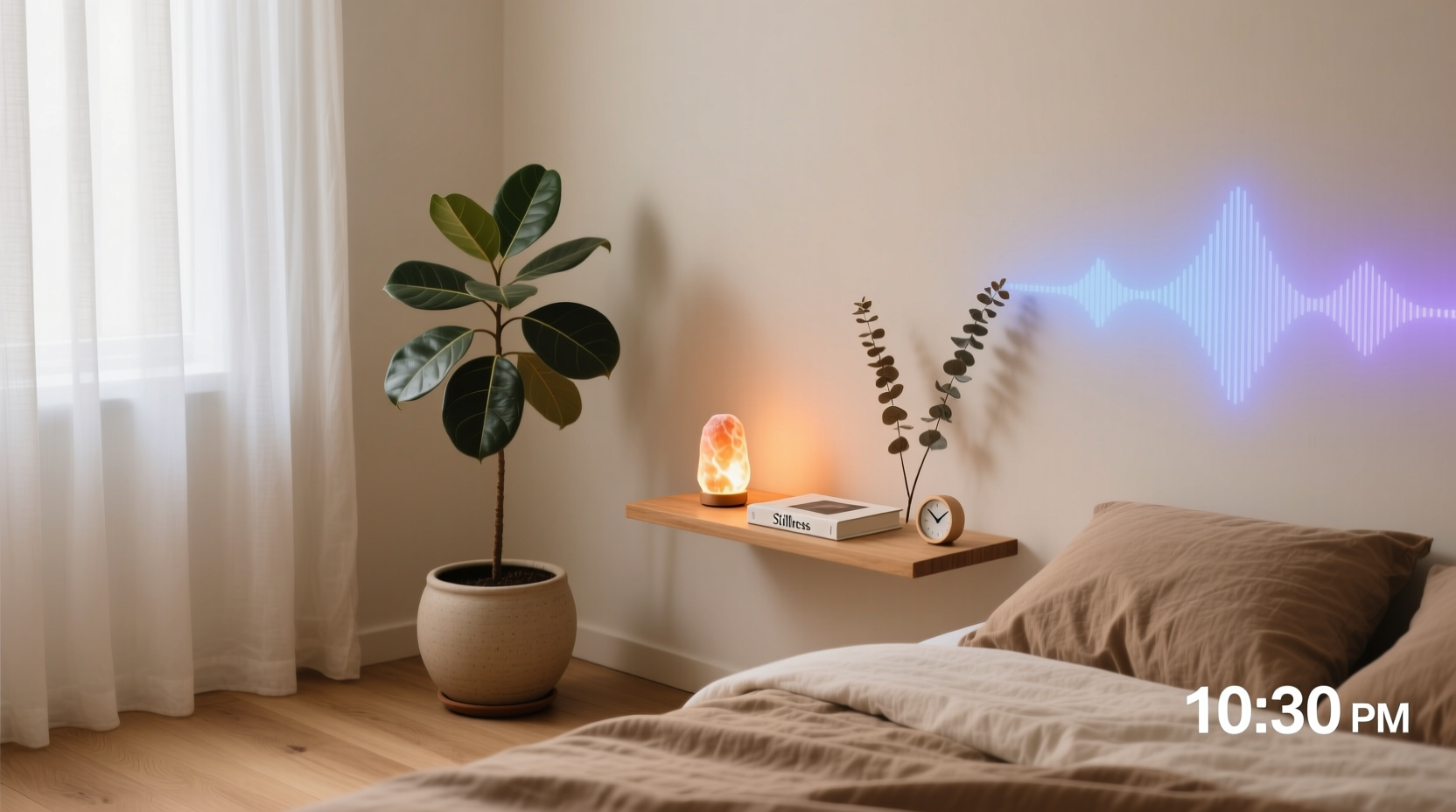 how to create a calming bedroom environment for deeper relaxation and better sleep