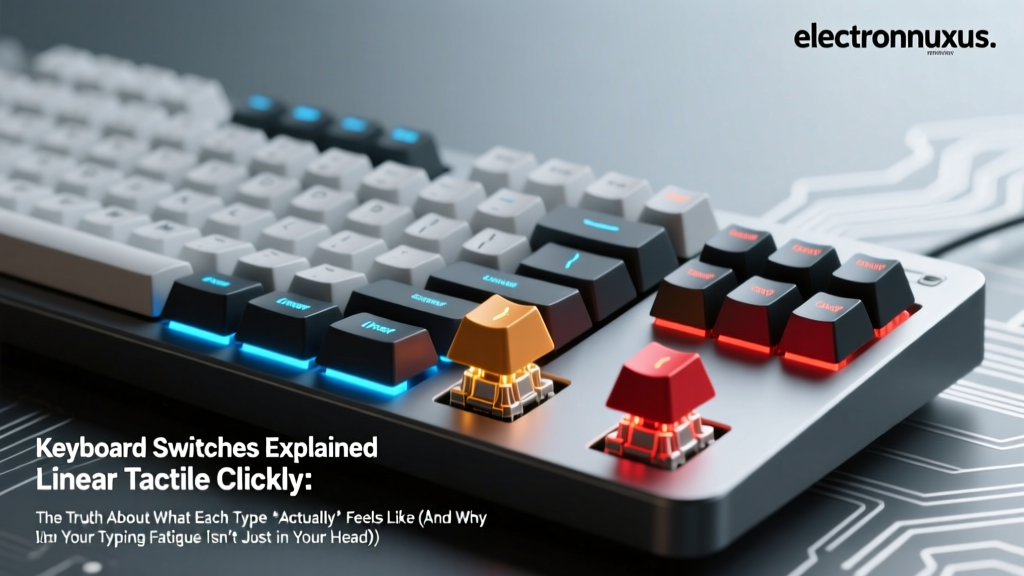 Keyboard Switches Explained Linear Tactile Clicky: The Truth About What Each Type *Actually* Feels Like (And Why Your Typing Fatigue Isn’t Just in Your Head)
