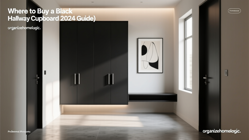 Where to Buy a Black Hallway Cupboard (2024 Guide)