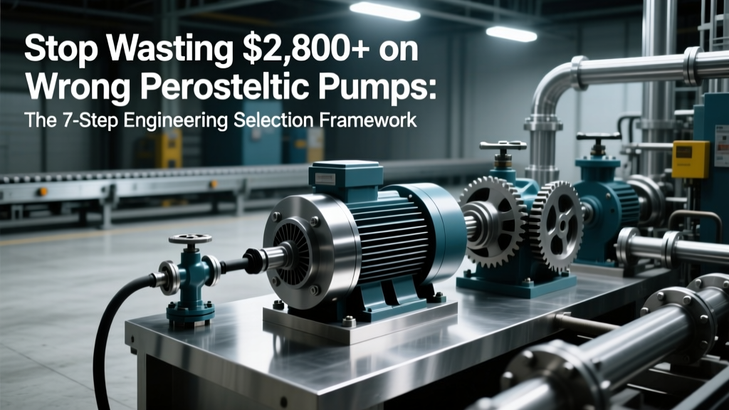 Peristaltic Pump Selection: Engineer-Validated Framework