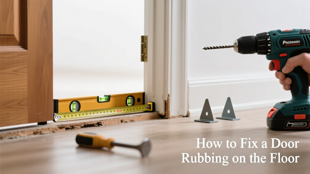 How to Fix a Door Rubbing on the Floor