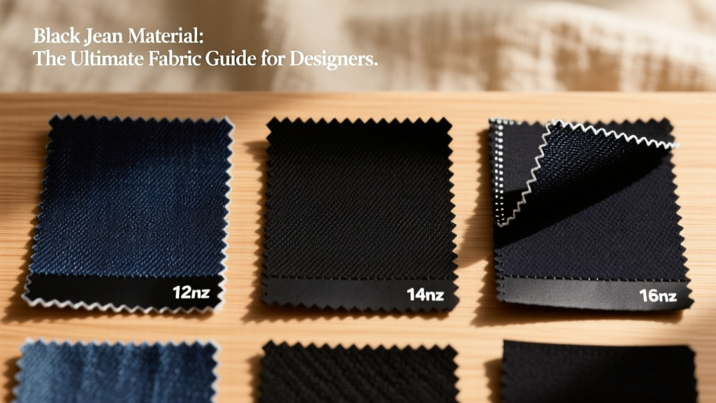 Black Jean Material: The Ultimate Fabric Guide for Designers
