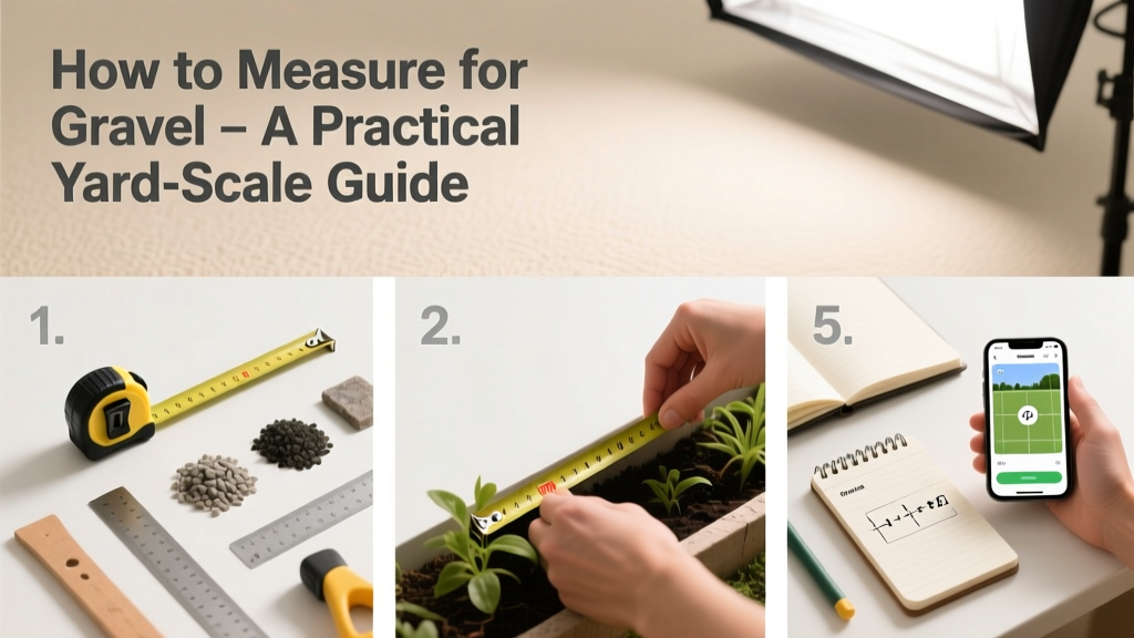 How to Measure for Gravel: A Practical Yard-Scale Guide
