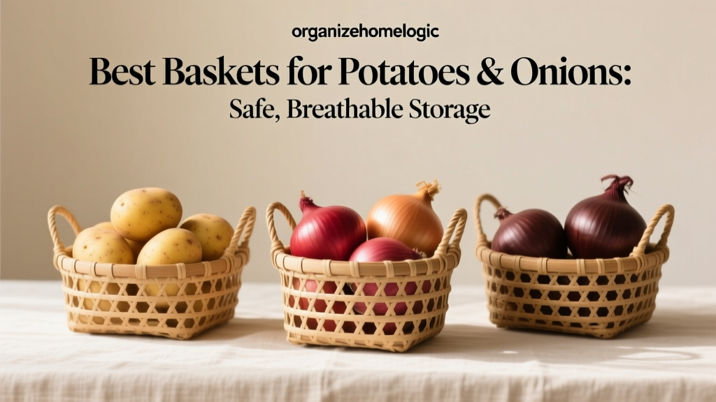 Best Baskets for Potatoes & Onions: Safe, Breathable Storage
