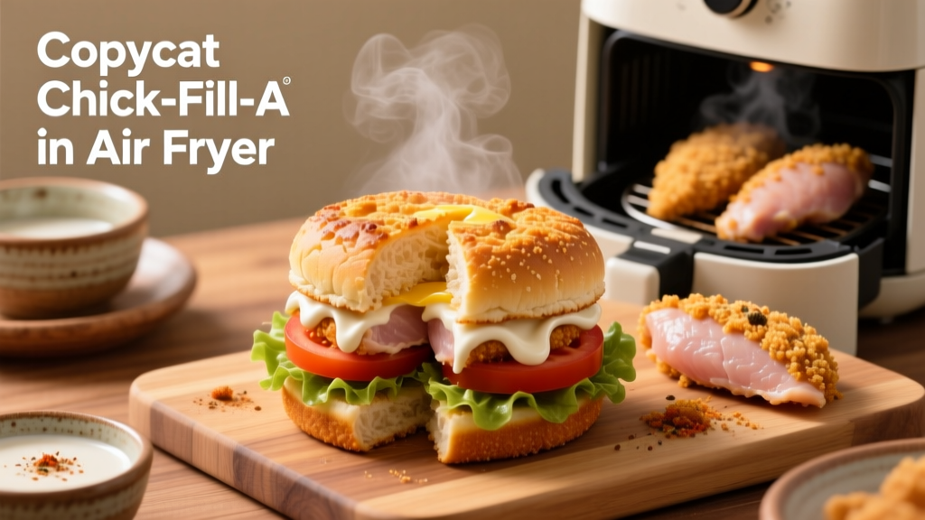 Copycat Chick-fil-A in Air Fryer (Crispy & Healthier!)