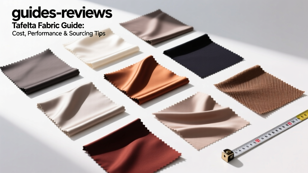 Tafeta Fabric Guide: Cost, Performance & Sourcing Tips