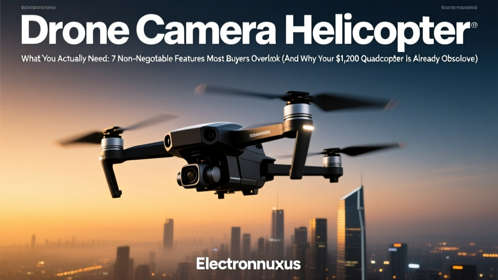 Drone Camera Helicopter What You Actually Need: 7 Non-Negotiable Features Most Buyers Overlook (And Why Your $1,200 Quadcopter Is Already Obsolete)