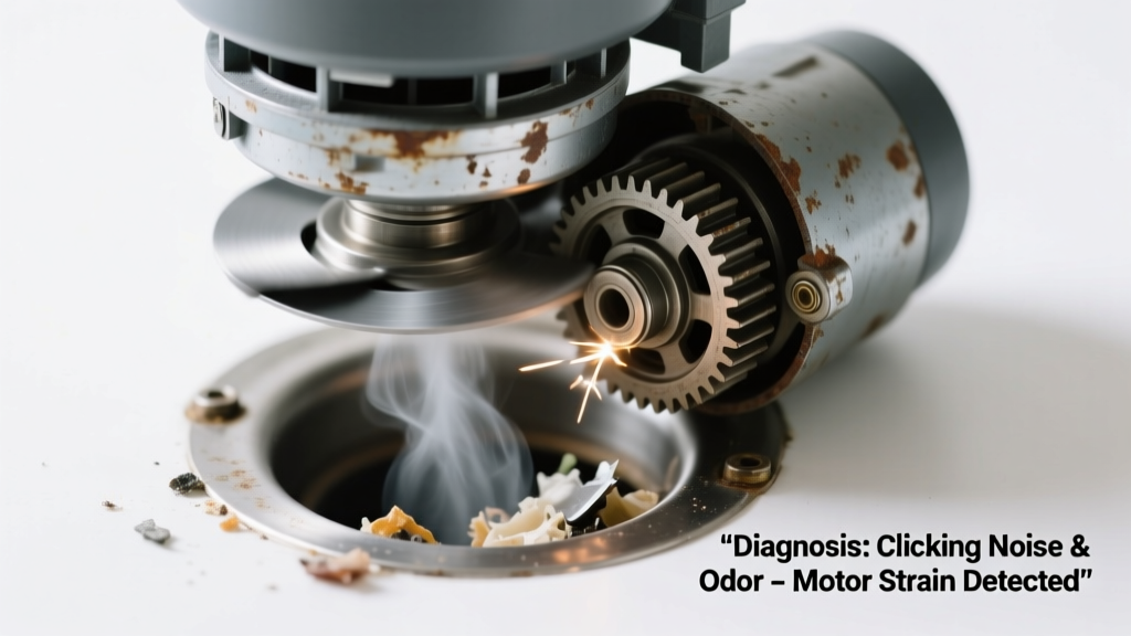 Garbage Smell in Kitchen with Clicking Sound: Quick Diagnosis