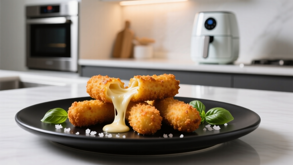 How to Cook Mozzarella Sticks in an Air Fryer (Crispy!)