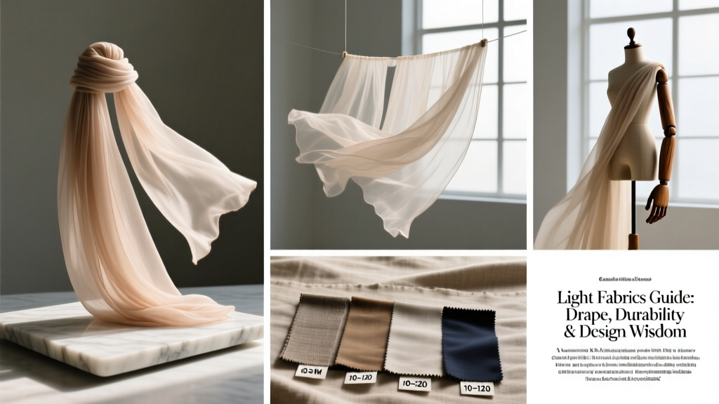Light Fabrics Guide: Drape, Durability & Design Wisdom