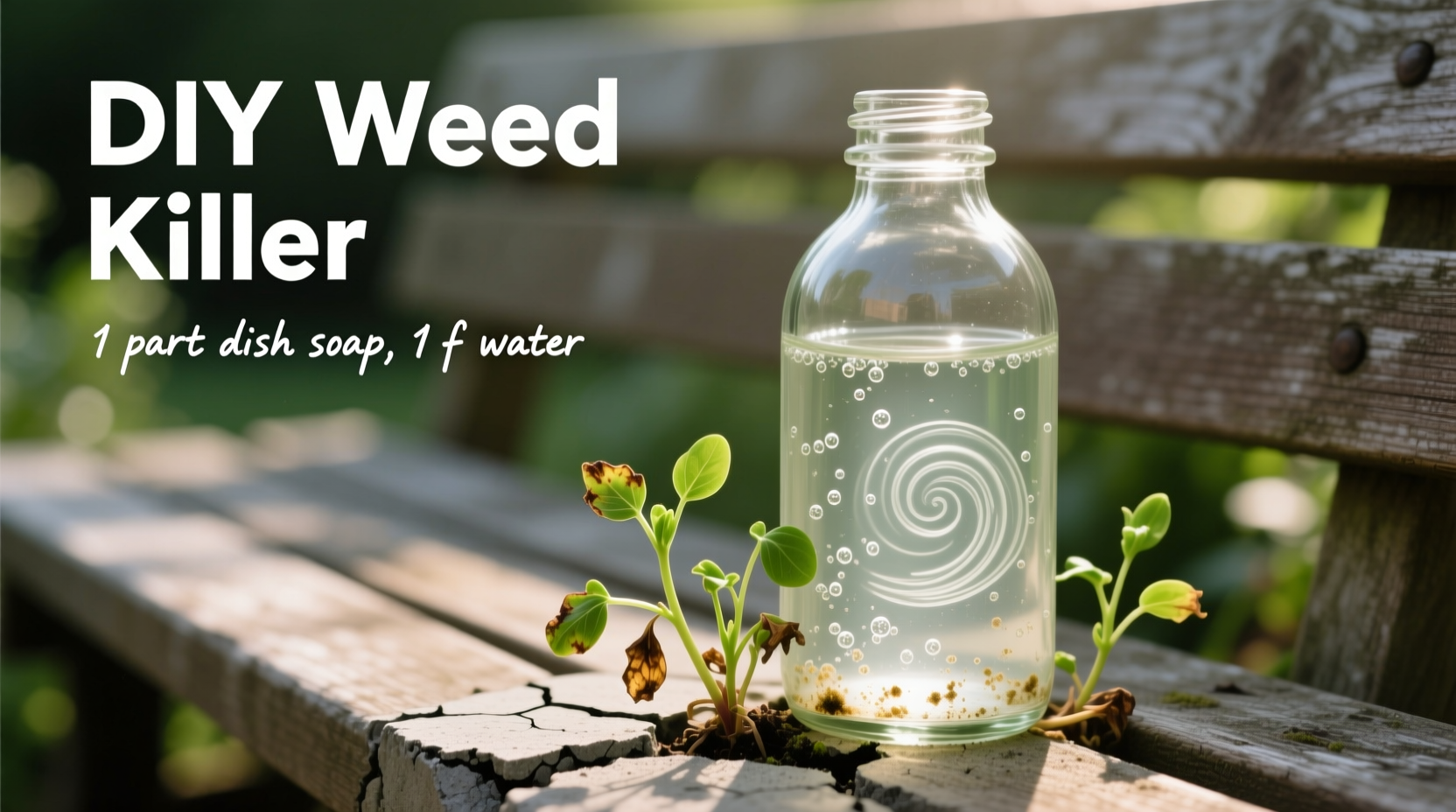 diy dish soap weed killer