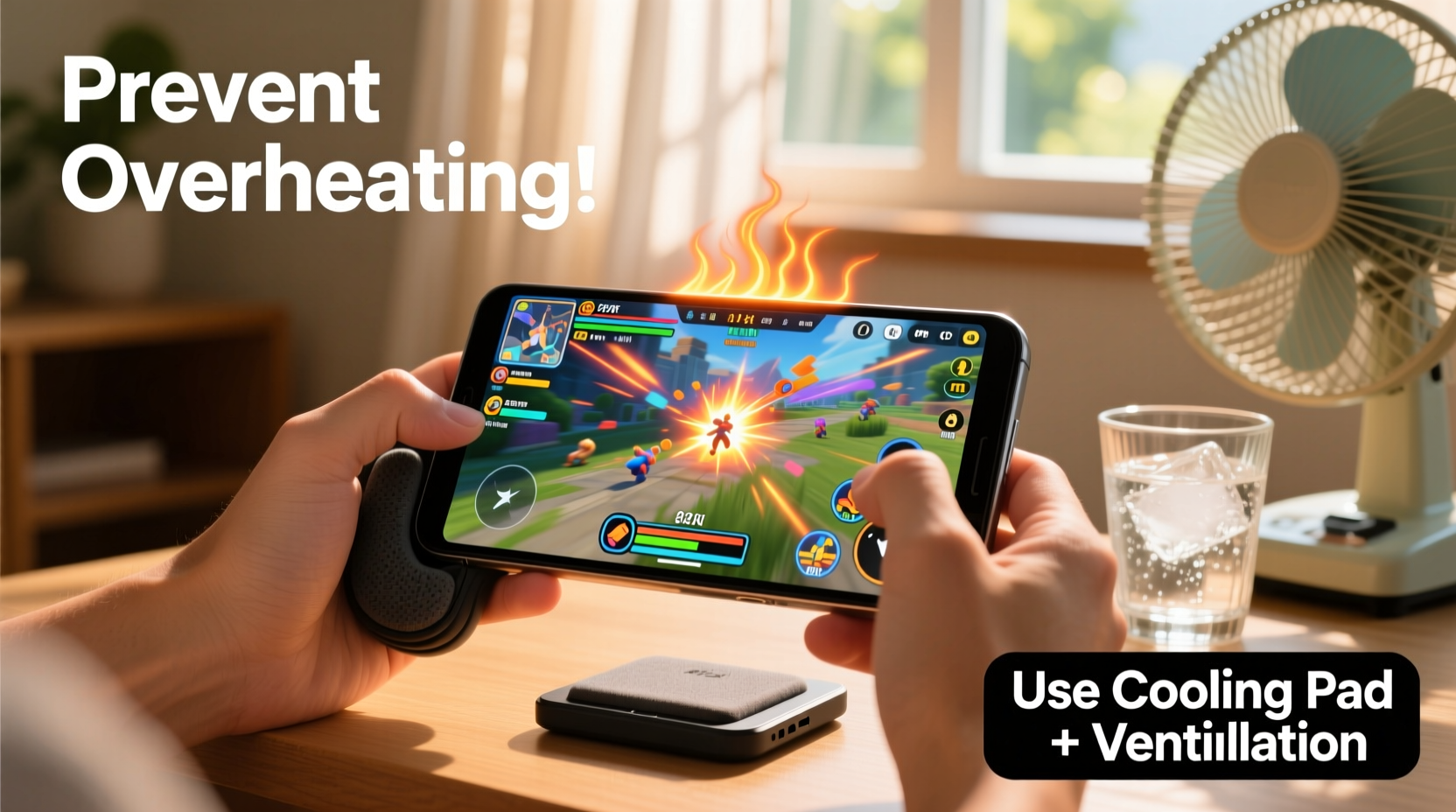 how to prevent your phone from overheating while gaming in summer