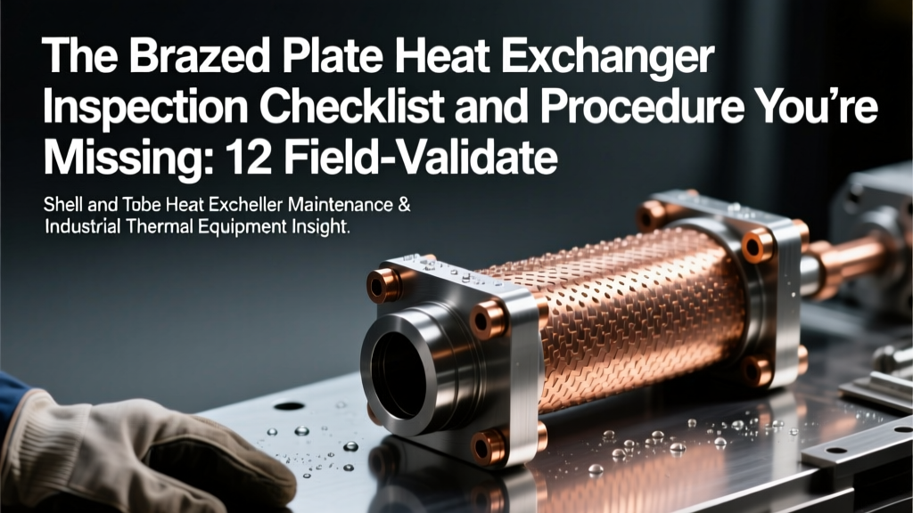 Brazed Plate Heat Exchanger Inspection Checklist
