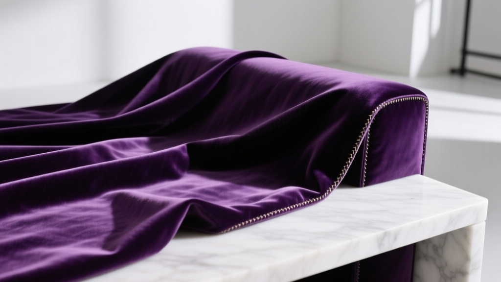 Purple Velvet Upholstery Fabric: Truths, Myths & Care