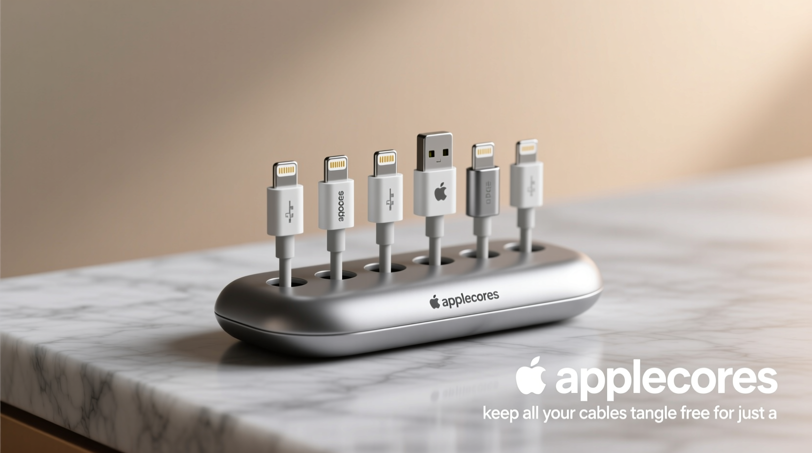 applecores keep all your cables tangle free for just a