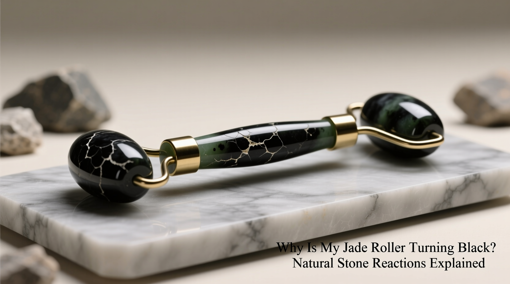 why is my jade roller turning black natural stone reactions explained