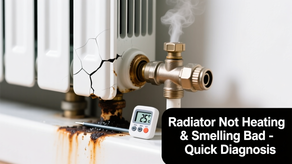 Radiator Not Heating & Smells Bad: Quick Diagnosis