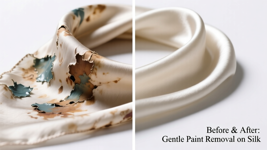 How to Remove Paint from Silk Without Damage