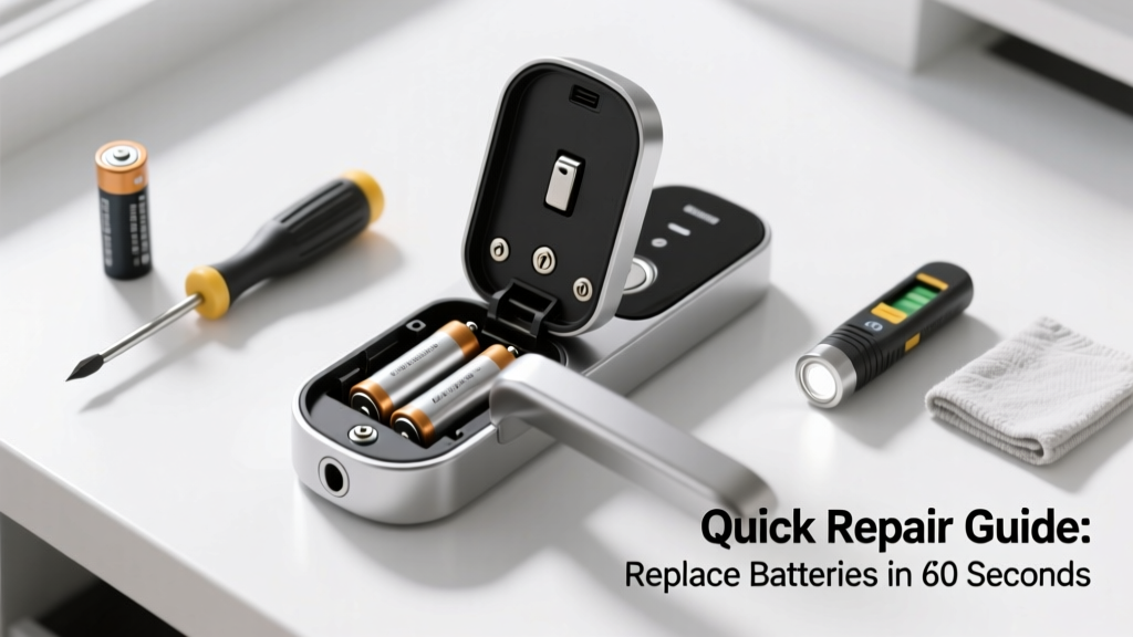 Fixing a Smart Lock with Dead Batteries: Quick Repair Guide